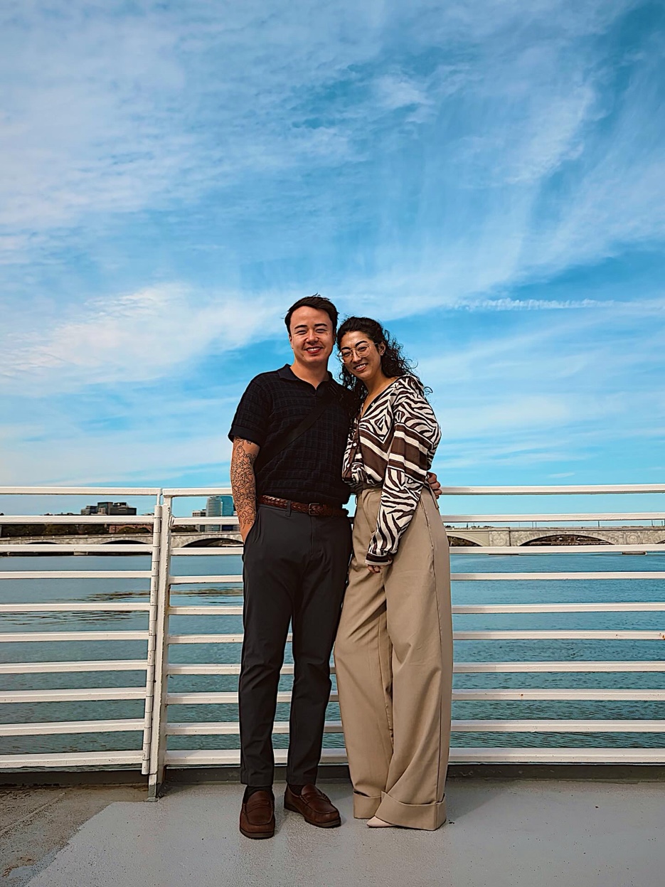 Kimi and Gene, parents-to-be